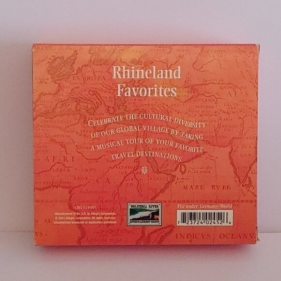 BEAUTIFUL Rhineland Favorites 3 CD SET 2001 Germany/World Music - Picture 2 of 4